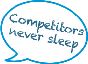 Grafik: „Die Konkurrenz schläft nicht“